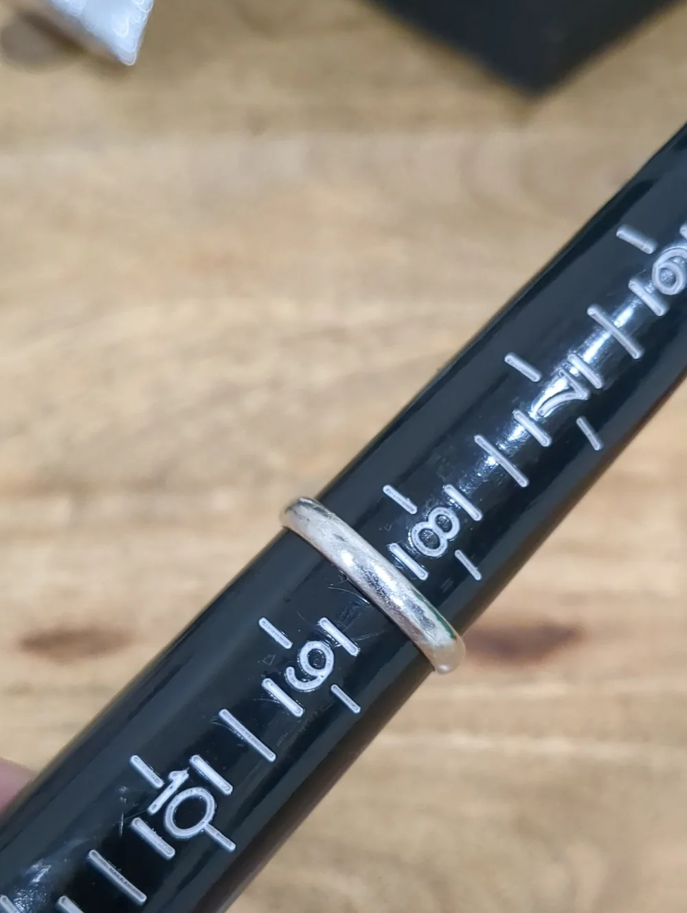 Black Druzy Oval Ring Sterling Silver